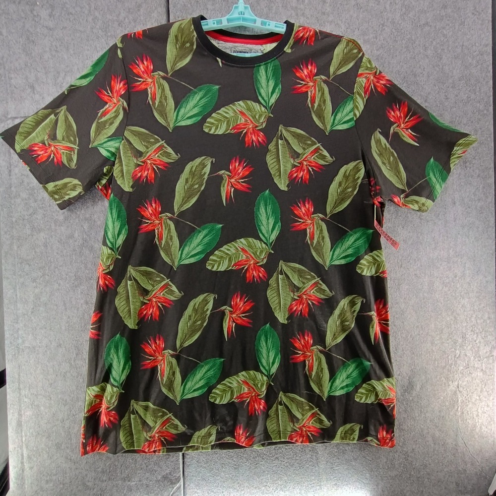 The Foundry Supply Co Mens 2XLT Paradise Tropical Floral T-Shirt SP19FND6024A